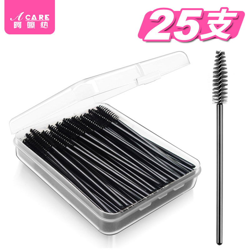 Makeup Brush Eyelash Brush Eyebrow Brush Eyelash Comb Graft Spiral Brush Portable Roll Eyebrow Hair Beauty Mascara non-disposable