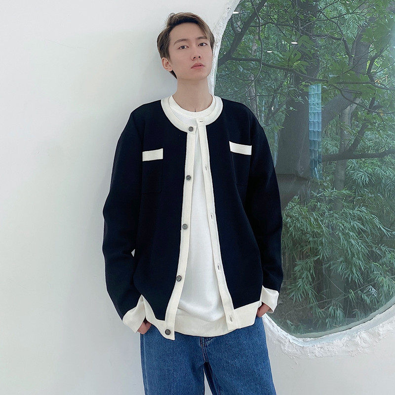 SC 20 Homemade New Pint Style Small Aroma Ethos Neutral 100 Hitch Precision Knit Cardiovert Jacket Male and female sweaters