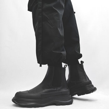European and american chimney martin boots for couples heightening platform boots