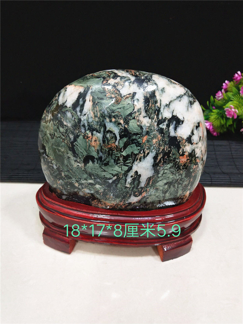Boutique Seven colorful stone national painting stone grass flower stone jade head pattern stone red Beyyu sightseeing stone original stone chishi stone swaying piece