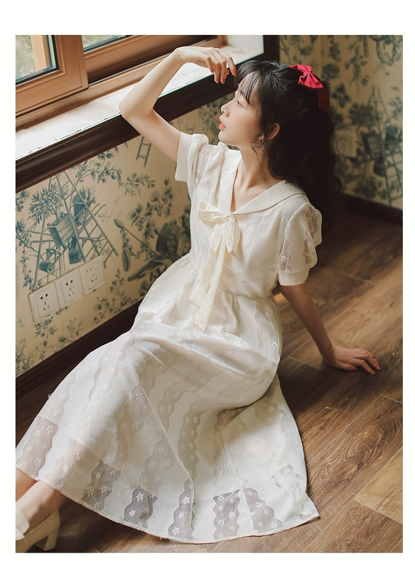 2020 đầm ngọt ngào và đầm ren nữ mùa hè váy cổ tích siêu rừng cổ tích Nhật Bản dịu dàng váy dài - Sản phẩm HOT