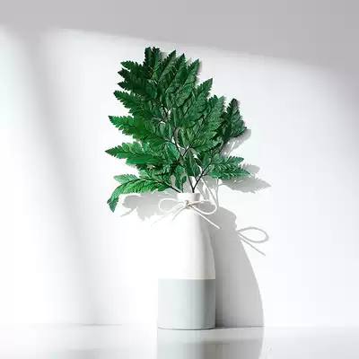 Alpine sheep tooth immortal flower dry flower bouquet Nordic frigid wind photo props Hotel plant flower arrangement decoration