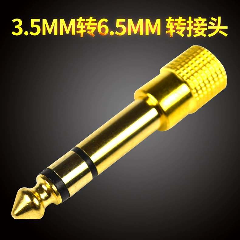 Bộ chuyển đổi 3,5mm sang 6,5mm chính hãng phụ kiện âm thanh nổi kênh đôi từ nhỏ đến lớn - Phụ kiện nhạc cụ