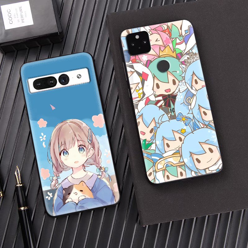 Suitable for Google Pixel 6 Pro Phone Case, Pixel 8 Pro/Pixel 6A/Pixel 4XL Protective Cover, Pixel 5A 5g Soft Case, 7A Anti-Drop Silicone Cartoon Cute Personalized Silicone