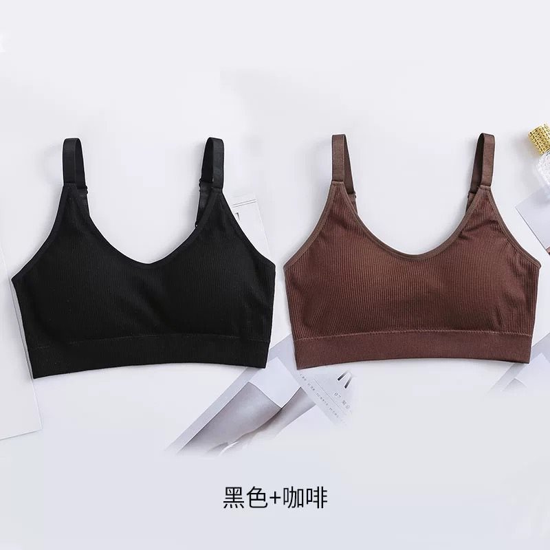 Các womens áo ngực lại thay đổi nội dung thể thao corset phủ mới thép miễn nhẫn tụ tập với không-sill vest kiểu áo ngực loại miếng đệm sling sinh viên áo ngực.