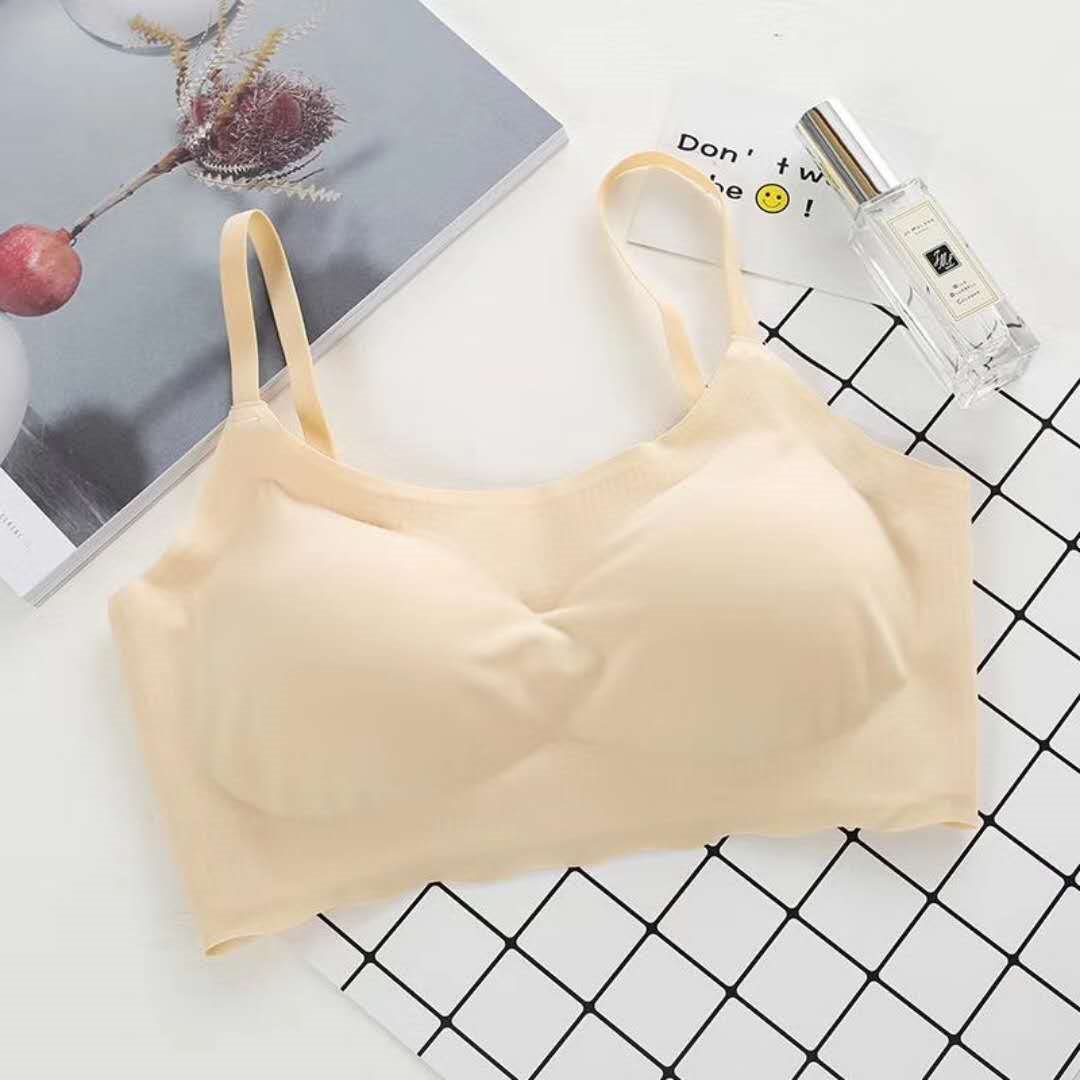 ngôi nhà nhỏ vòng không hoàn toàn thoải mái thép trần truồng đồ lót womens sling đáy tụ tập để điều chỉnh phong cách phong cách áo ngực thoải mái thở ngực nhỏ