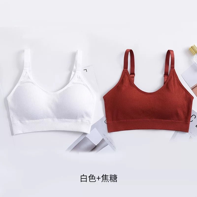 Các womens áo ngực lại thay đổi nội dung thể thao corset phủ mới thép miễn nhẫn tụ tập với không-sill vest kiểu áo ngực loại miếng đệm sling sinh viên áo ngực.