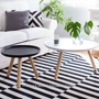 căn hộ nhỏ hiện đại ins nhà thiết kế sáng tạo nội thất Scandinavian gỗ Ash xanh vòng bảng góc cà phê - Bàn trà bàn tròn phòng khách