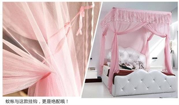 Cửa lưới chống muỗi móc muỗi phụ kiện lưới chống muỗi móc móc móc treo rèm hai hoặc ba cửa lưới chống muỗi móc lớn mẫu màn ngủ đẹp