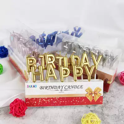 Craft candle letter candle happy birthday happy birthday local tyrant gold birthday candle