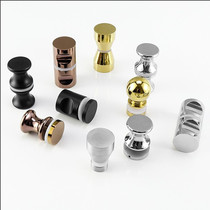 Stainless steel handle 304 shower room handheld bathroom glass door handle door handle and hand round single hole handle