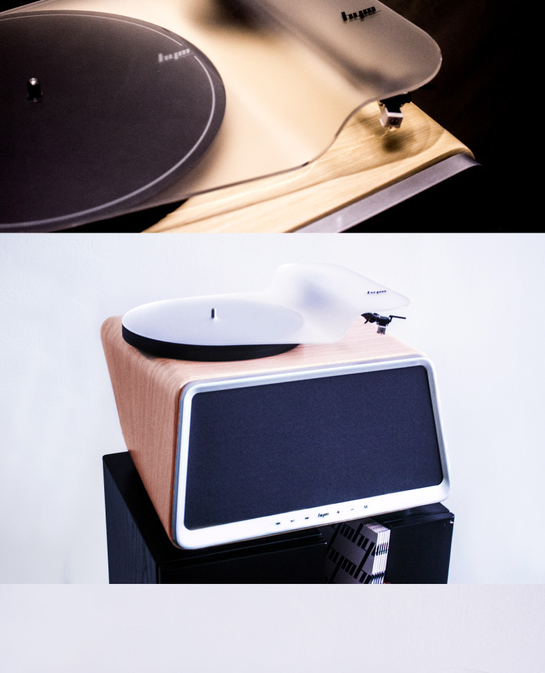 máy phát nhạc đĩa Máy nghe nhạc vinyl HYM-Seed không dây Bluetooth WIFi âm thanh retro + nắp bụi - Máy hát 	máy nghe nhạc đĩa than sony