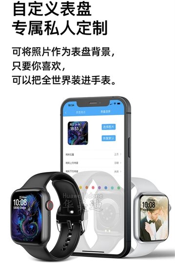 Suitable for Apple iPhone 13 Pro Max waterproof smart watch, can make and receive calls, offline payment bracelet