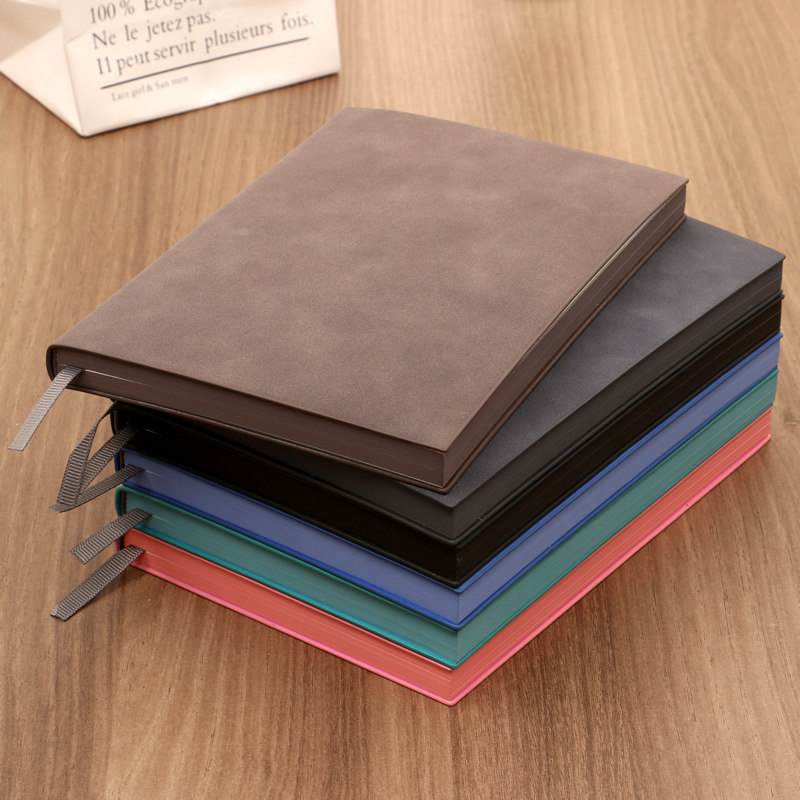 Vintage sheep Pa skin soft leather A5 thickened diary notebook record notepad sub-work business office meeting custom LOGO can be customized gift box set