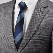 Je Voudrais men tie British trend dress casual marriage narrow Korean version small 6cm striped mulberry silk