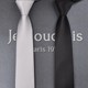 Men's high-end tie British fashion formal casual wedding narrow Korean version 6cm pure black and gray