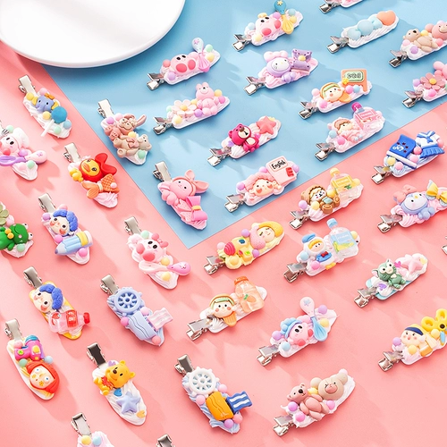 Кремовая заколка для волос для школьников, набор материалов с аксессуарами, шпильки для волос ручной работы, система хранения, «сделай сам», популярно в интернете