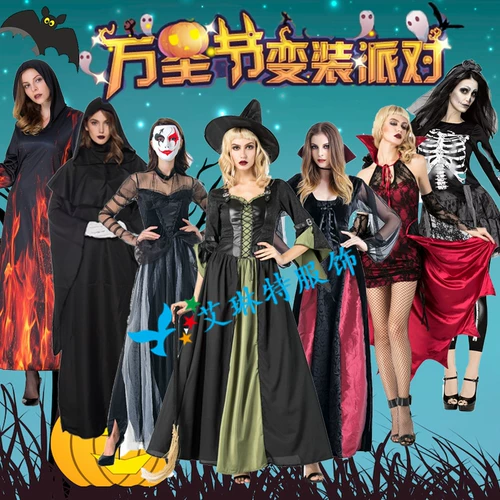 Хэллоуинский костюм вампира Демон вечеринка для взрослых призрачных невест