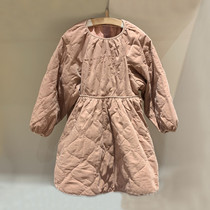Spot childrens clothing custom 20 winter New corduroy cotton warm cute retro dress DL-1K9501540