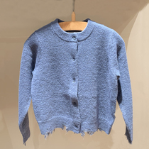 Spot childrens clothing custom 20 new boys and girls cashmere knitted cardigan wool base shirt DW-1K9811250