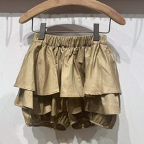 Spot childrens clothing custom 21 summer new girl ruffled cake skirt shorts lantern skirt pants XK-1L4300510