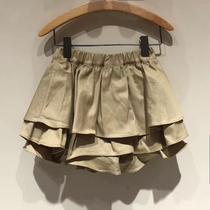 Spot Children Dress Custom 22 Summer New Girl Lotus Leaf Side Cake Skirt Pants Shorts Shorts Summer Children Short casual pants