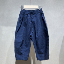 Spot children dress custom 22 summer new male girl loose casual pants Radish Pants Thin summer Bubble Blister Mosquito pants