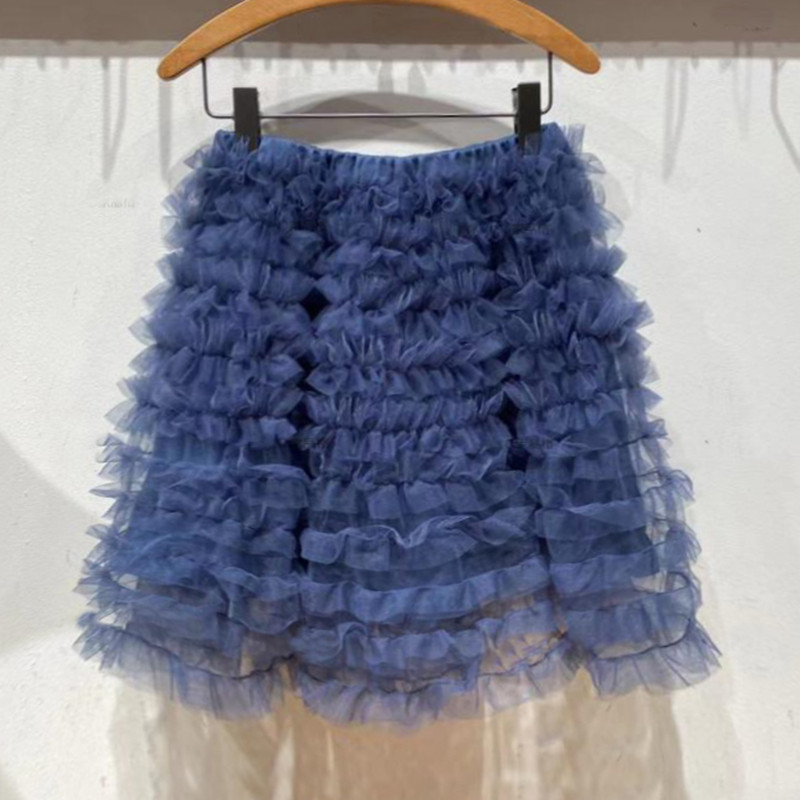 Spot Children Dress Custom 21 Spring Summer New Girl Net Yarn Fluffy Cake Skirt Princess Half Body Waist Skirt A Hem Skirt