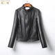 2020 mùa xuân mới Henning Cừu Da Da ngắn Locomotive lãm Leather Jacket da của phụ nữ Slim Collar Edling