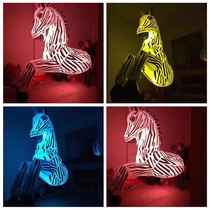 Zebra Gas Mold Luminous Zebra Gas Mold Bar Interactive Gas Mold Funny Interactive Gas Mold Unicorn Gas Mold