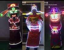 Luminous Caifu Costume Luminous interactive atmosphere props out of wine paparazzi to Tuding to make Paradise Tour