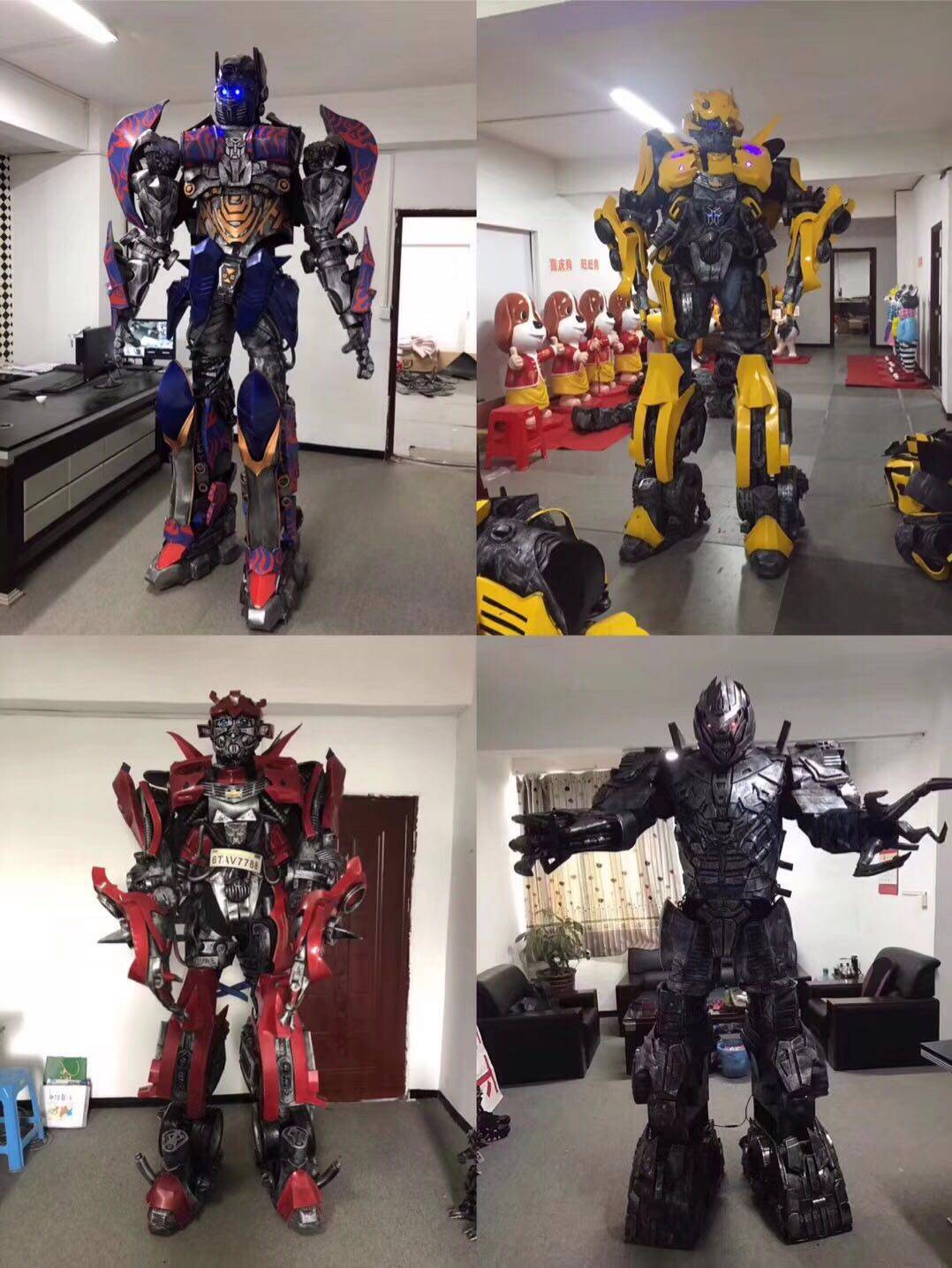 Human Wearing Transformers Real People Version Wearables Clothing Cos Performance Props People Occasionally Headgear New
