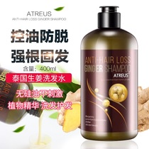 THAILAND ATREUS GINGER SHAMPOO 400ML ANTI-HAIR LOSS ANTI-ITCHING ANTI-DANDRUFF SILICONE-FREE OIL CONTROL FOR MEN AND WOMEN ANTI-COUNTERFEITING