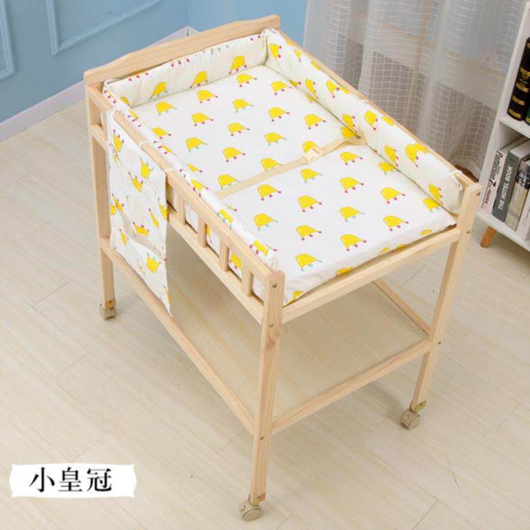 Cabinet Safety Touch Multifunction Baby Care Desk Sleep Bed Caressing Spot Solid Wood Bath Shelf Environment Protection