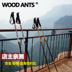 Gỗ kiến ​​ANTS 7075 khóa siêu nhẹ hợp kim nhôm trekking sào mía 	mua gậy dò đường cho người mù	 Gậy / gậy