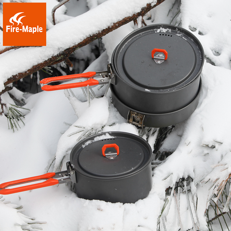 Fire Maple Feast 1 2 3 4 5 6 Outdoor multiman set pan not stained with kettle with kettle to cook rice with a picnic