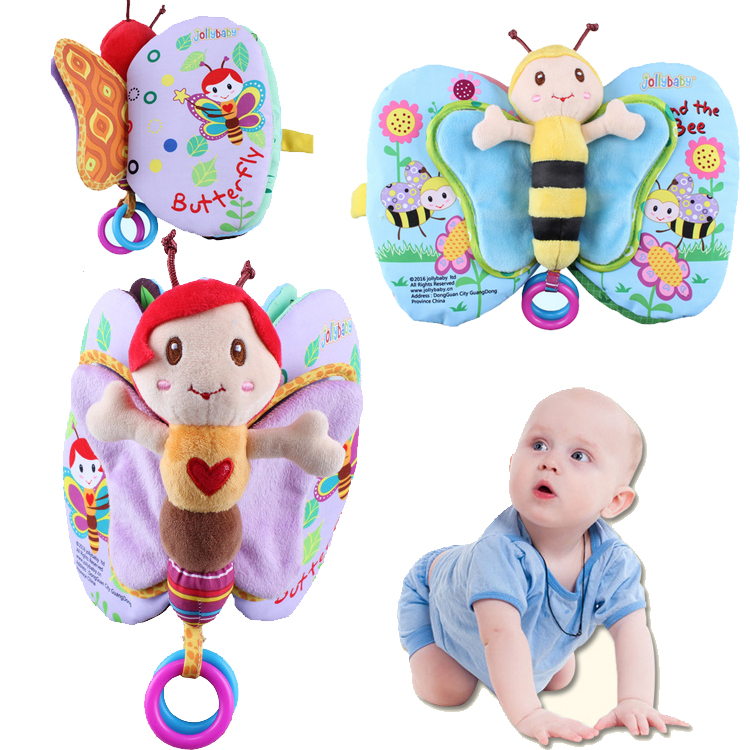 Baby stereo tear early teaching books Butterfly bee wings 01 - 2 - 3 years old newborn baby puzzle toys