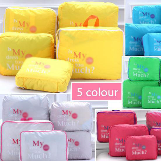 Outgoing Travel Clothing Finishing Bag Suitcase Isolation Collection Bag Home Children Dirty Laundry Containing 5 pieces of cover