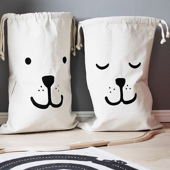 European and American home style children's room dressed organic cotton baby baby baby toy packaging baby baby baby bag packing baby baby toy packing bag