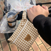 Korean in wind bear baby cart bag bag bag diaper cloth bed head of baby bag bag bag bag bag