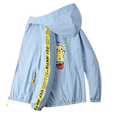 皮卡丘夏季防晒皮肤衣超薄透气青年休闲时尚百搭外套【绅度良品】