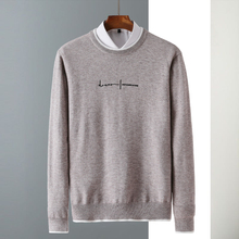 男士衬衫领T恤毛衣韩版针织衫套头打底衫