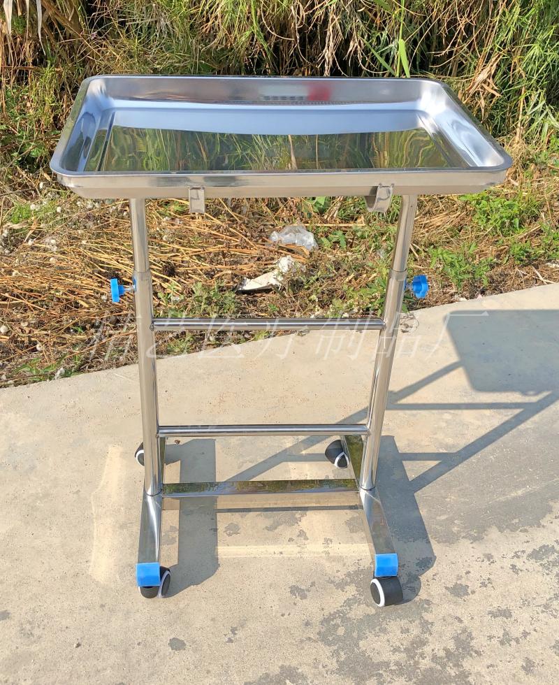 Special thickness 304 stainless steel lift and landing surgical pallet medical pallet cart medical tray rack