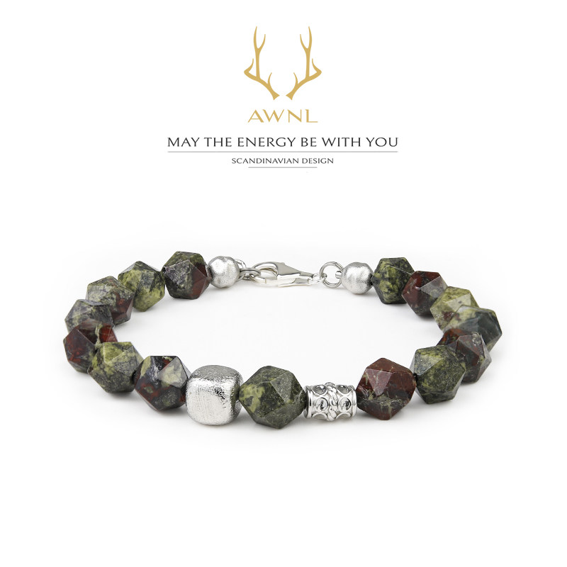 AWNL Nordic M meteorite dragon slayer couple bracelet ins wind niche design Romantic light luxury gift to boyfriend girlfriend