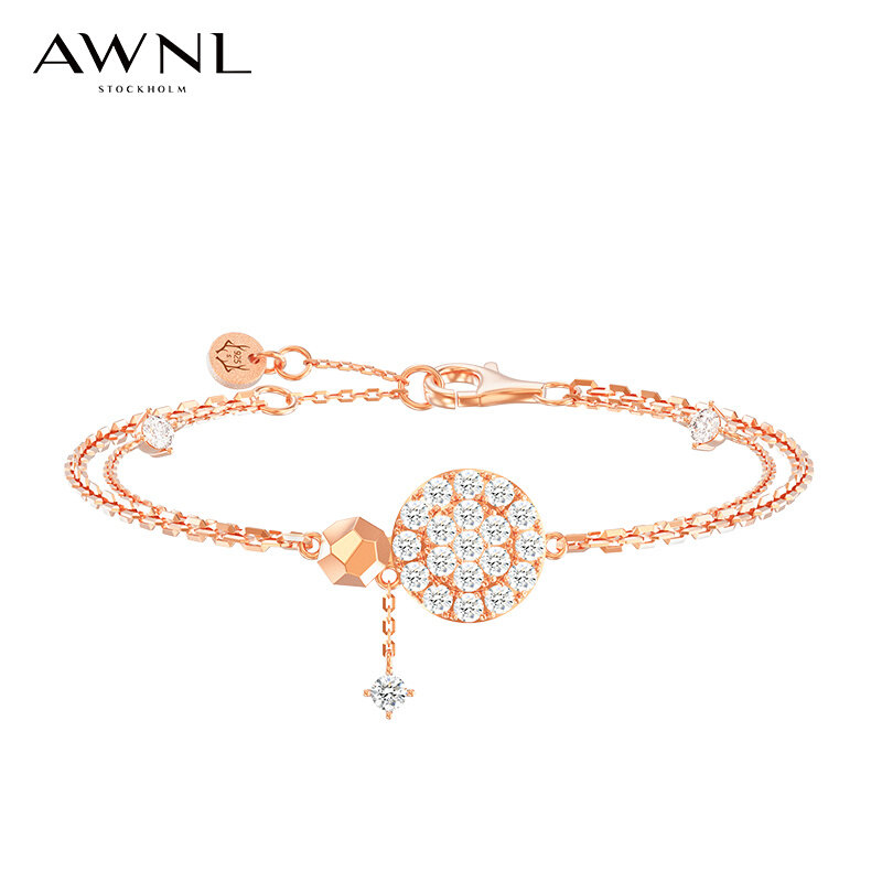 AWNL Dark Night's Stars Hand Condensed 925 silver and America's small crowdsourced design to send girlfriend birthday present