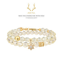 AWNL Nordic Pansy M meteorite bracelet female exquisite niche senior Europe and America to send girlfriend birthday romantic gift