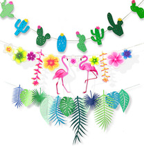 Kindergarten Fields Wind Hanging Decoration Plant Leaves Flarebird Rahua Hanging Decoration Classroom Ring Creation Arrangement