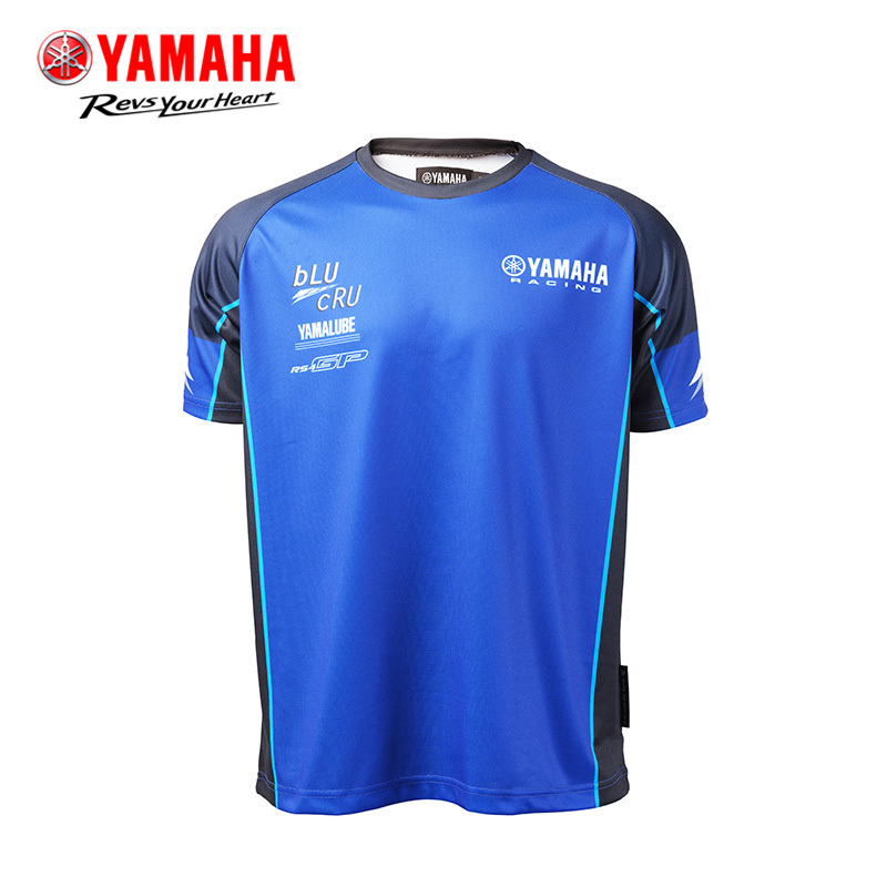 Yamaha Yamaha Cycling T-Shirt Round Neck Short-Sleeved Motorcycle Rider Top Summer Yamaha Yamaha Cycling T-Shirt Round Neck Short-Sleeved Motorcycle Rider Top Summer