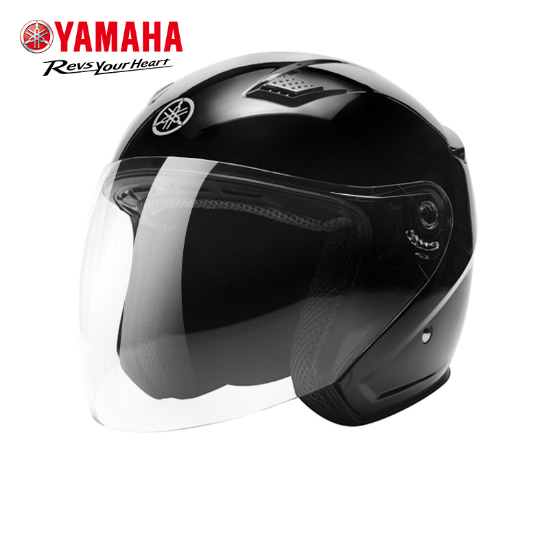 YAMAHA Yamaha Motorcycle Electric Vehicle Helmet 3C Certified Men's and Women's Four Seasons Light Safety Helmet Half Helmet Fall/Winter