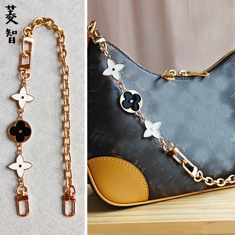 Chain Suitable for Lv Croissant Bag Ivy Baguette Moon Bag Postman Bag Decoration Modification Replacement Single Shoulder Crossbody Handbag Chain